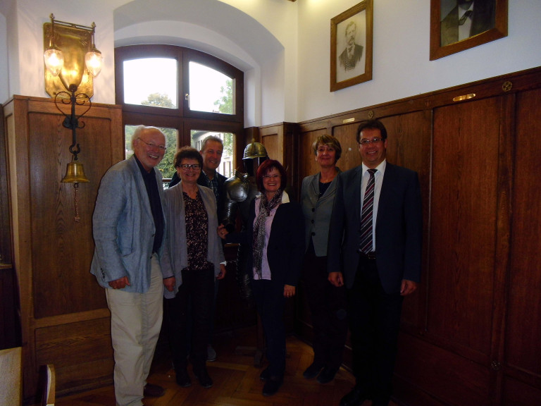 Empfang im Rathaus von Pappenheim